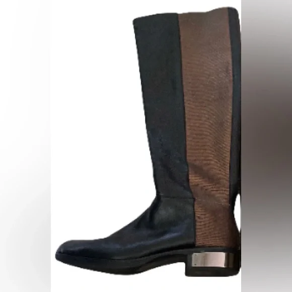 Circus by Sam Edelman New Roxie Knee High Leather Boots  8.5 Bronze and Black - Picture 2 of 6